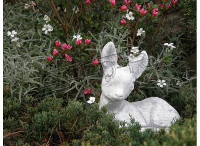 Garten Dekoration Bambi Terrasse Stein Figuren Figur Deko Statue