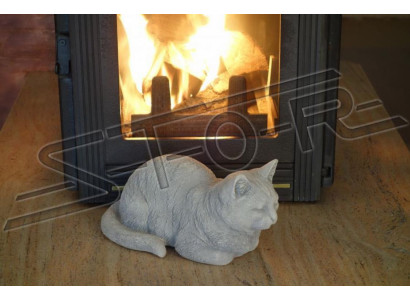 Garten Dekoration Dekorative Katze Terrasse Stein Figuren Figur Statue