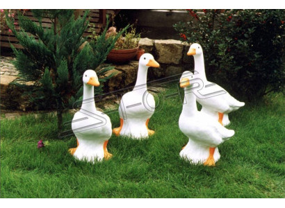 Garten Dekoration Ente Statue Skulptur Figuren Skulpturen Designer