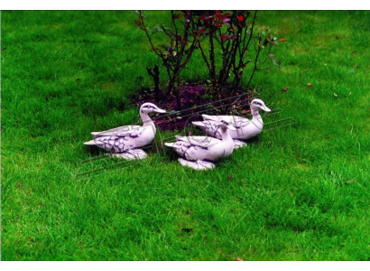 Garten Dekoration Ente Terrasse Stein Figuren Figur Statue Skulptur