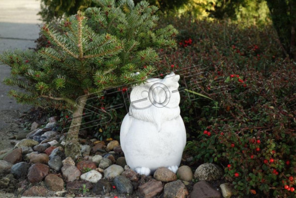 Garten Dekoration Eule Terrasse Stein Dekorative Figuren Figur Natur Statue