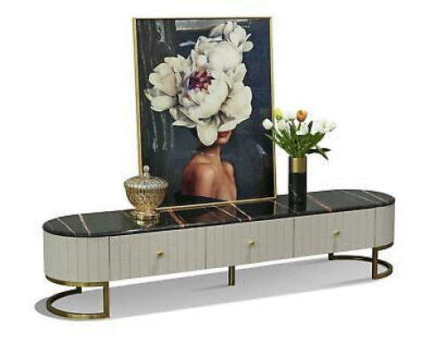 Luxus Design Kommode Anrichte Lowboard Side Dekorative Schrank Wohn Zimmer