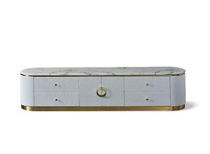 Luxus Design Kommode Anrichte Side Lowboard Dekorative Schrank Wohn Zimmer