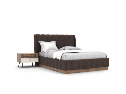 Luxus Schlafzimmer Doppel Bett 2x Nachttische Holz Komplett 6tlg Modern