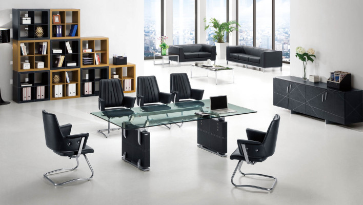 Moderner xxl Büro Konferenztisch Tische Esszimmer Besprechungs Deko Tisch