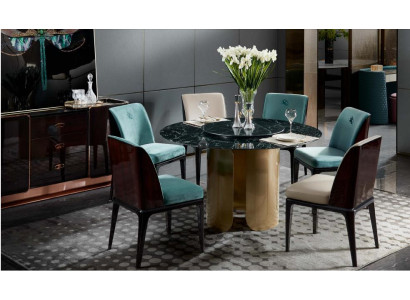 Stuhl Set Esszimmer Hellblau Stuhl 4x Lehnstuhl Modern Design Möbel Luxus Stühle
