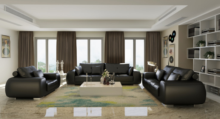 Modern Sofagarnitur 3+2+1 Sitzer Set Design Sofa Polster Couchen Couch