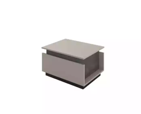 Graue Arbeitszimmermöbel Schreibtisch Sideboard Büromöbel Modern Holz