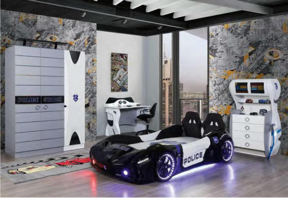 Kinder Bett Rennwagen Schlafzimmer Betten Möbel Matratze Autobett 