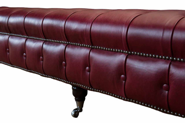 Modern Design Sofa 4 Sitzer Couch Luxus Klassische Leder Chesterfield Sofas