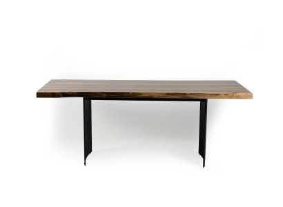 Luxus Tisch Braun Edelstahl Design Esstische Holz Modern Esstisch Neu