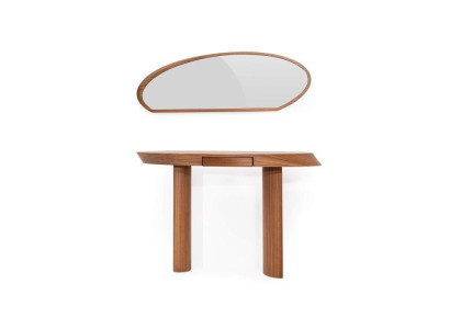 Modern Wohnzimmer Set Besteht aus Holz Konsolentisch und Spiegel 2tlg.
