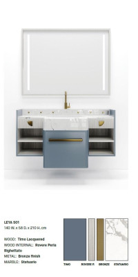 Blauer Badezimmerschrank Badezimmermöbel Regal Badezimmerschrank Holzregale