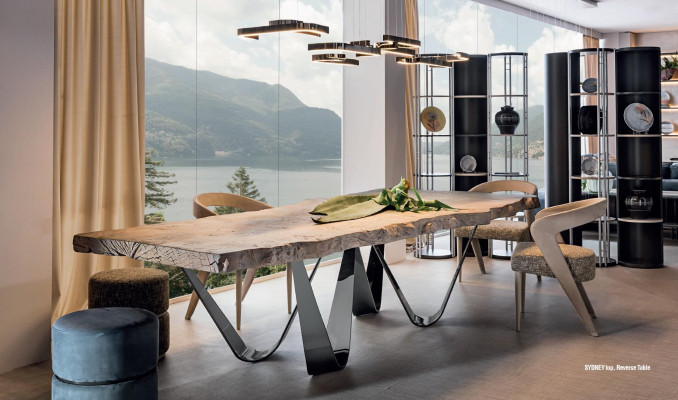 Esstisch Natur Holz Möbel Einrichtung Tische Massivholz Tisch Luxus Italienische