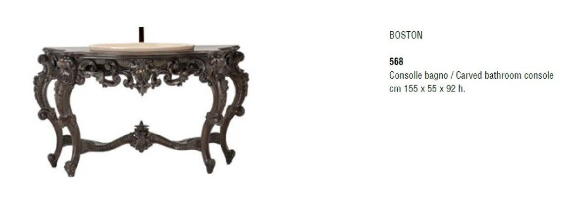 Badezimmer Möbel Design Braun Konsole Luxus Konsolen Bizzotto Italien Sideboard