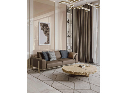 Dreisitzer Couch Polster Couchen Sofas Italienische Wohnzimmer Möbel Bizzotto