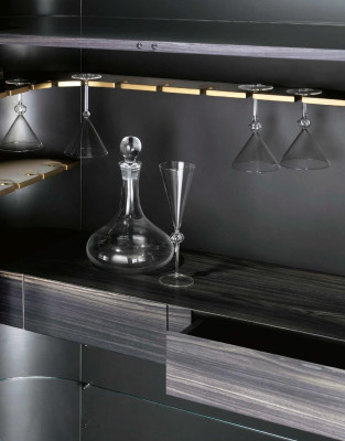 Barschrank Möbel Design Kabinett Wohnzimmer Massivholz Schrank Möbel Bizzotto