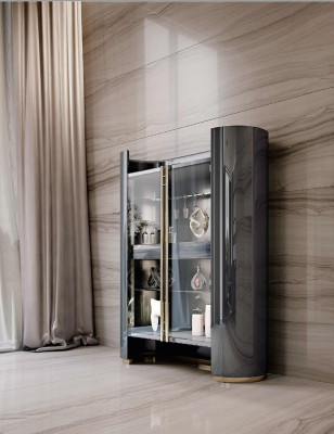Barschrank Möbel Design Kabinett Wohnzimmer Massivholz Schrank Möbel Bizzotto