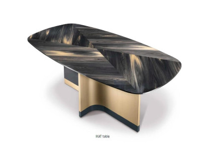 Luxus Esstisch Designer Tisch Marmor Massivholz Esszimmer Bizzotto Italienische