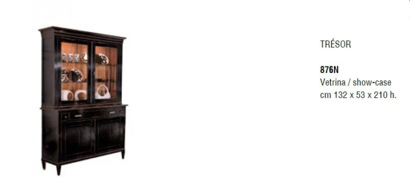 Esszimmer Möbel Massiv Holz Vitrinen Schrank Echtholz Anrichte Vitrine Glas Neu