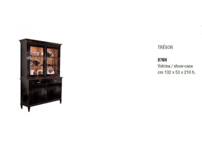 Esszimmer Möbel Massiv Holz Vitrinen Schrank Echtholz Anrichte Vitrine Glas Neu