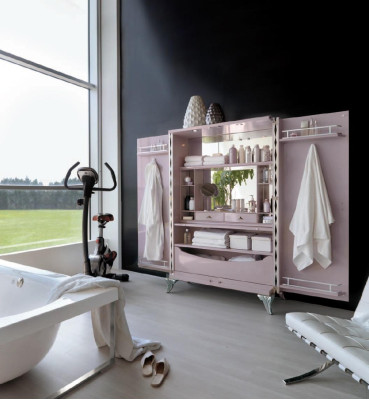 Badezimmer Möbel Design weiß glänzend Schrank neu Badezimmerschrank Schränke Neu