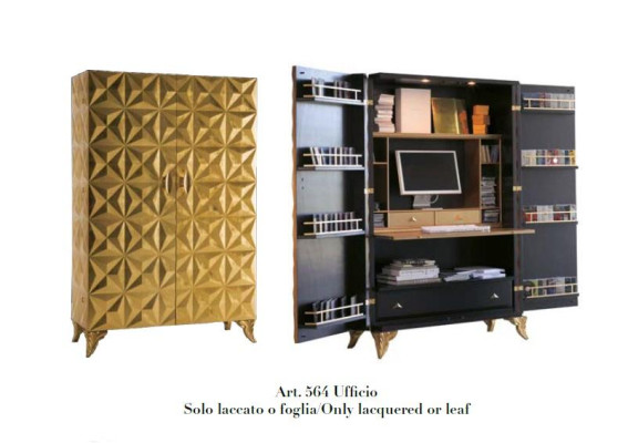 Schrank Holz Schreibtisch Computer Tische Möbel Sideboard Hochschrank Kommode