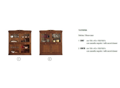 Schrank Schaufenster Vitrine Vitrinen Glas Schrank Holz Regal Art déco Schränke