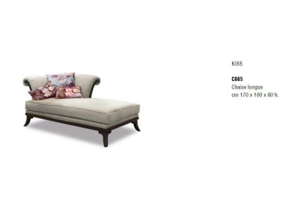 Art déco Textil Komfort Luxuriöse Chaise Lounge Relax Chaise Lounge Chaiselongue