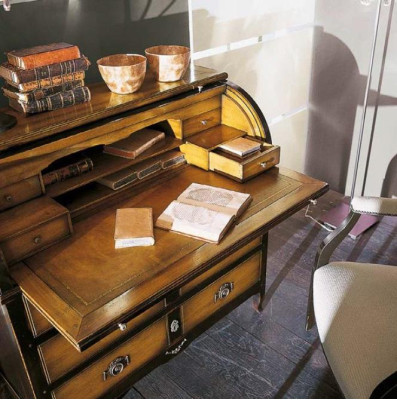 Tische Massivholz Tisch Sekretär Büro Office Neu Antiker Schreibtisch Englischer