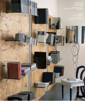 Regal Wohnzimmer Schrank Bücherregal Holz Büroschrank Schränke Vitrine Italien