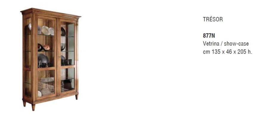 Schrank Braun Holz Design Möbel Vitrine Anrichte Vitrinen Luxus Glas Schränke