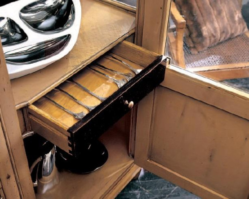 Vitrine Kommoden Vitrinen Kommoden Schränke Glas Designer Schrank Italien Neu