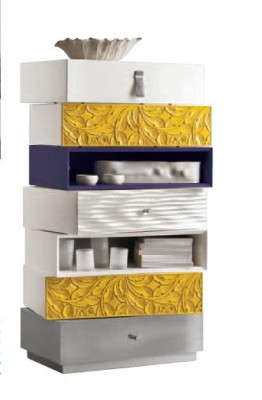 Kommode Schubladen Holz Sideboard Schrank Schränke Massiv Kommode Wohnzimmer