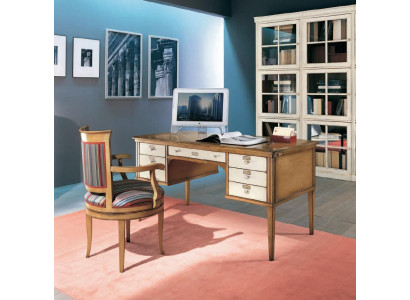 Tisch Sekretär Schreibtisch Schreibtische Italienische Möbel Büro Holz Tische