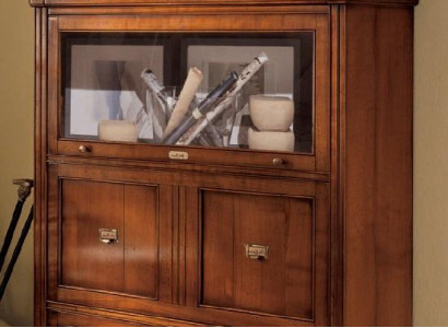 Aktenschrank Regal Echtholz Büro Schrank Regale Schränke Bücherschrank Massiv