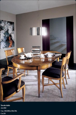 Esstisch Naturholz Retro Style Esszimmer Wohnzimmer Esstische Tische Tisch Möbel