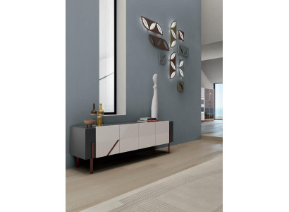 Sideboard Italienische Möbel Wohnzimmer Massivholz Schrank Luxus Design Neu