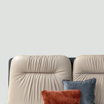Bett Möbel Doppelbett Naturholz Schlafzimmer Möbel Design Betten Italien Luxus