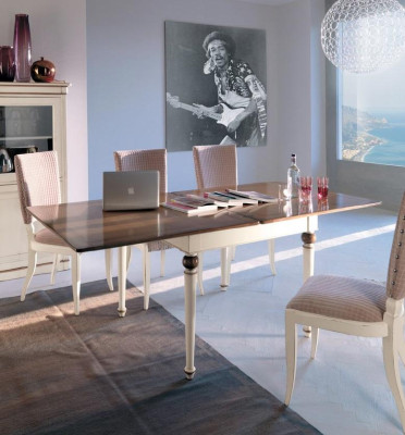 Esstisch Luxus Tisch Massiv Holz Möbel aus Italien Esszimmer Tische Einrichtung