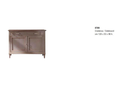 Klassische Anrichte Konsole Regal Holz Buffet Kommode Kommoden Schrank Italien