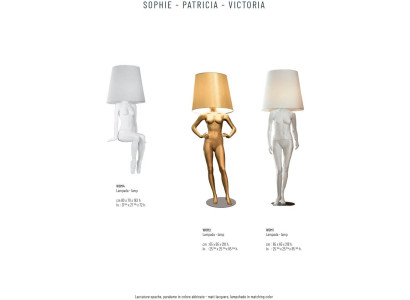 Stehleuchte Frau Stehlampe Stand Steh Leuchten Lampen Lampe Möbel Design Neu