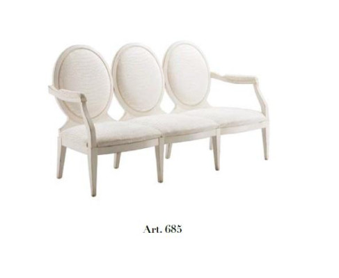 Polsterbank Sitzbank Bank Sitzbank Sitzmöbel Design Sofa Stoff Relax Couch 185cm