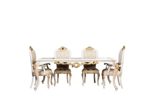 Stühle Wohnzimmer Esszimmer Lehnstuhl Polsterstuhl mit Armlehne Luxus Sessel Neu