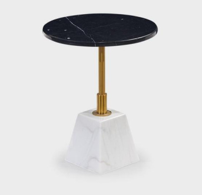 Hochwertiger Beistelltisch Stilvolle Wohnzimmer Tische Marmor Couchtisch