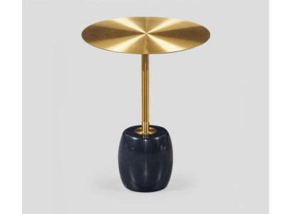 Gold-Schwarzer Couchtisch Designer Wohnzimmer Stilvolle Beistelltische