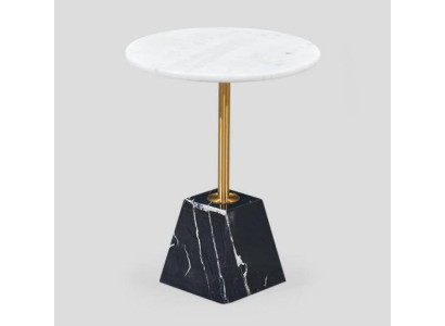 Designer Runder Abstelltisch Luxus Marmor Beistelltische Stilvolle Möbel