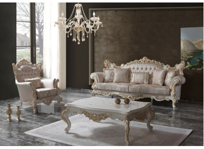 Polstersofa Komplette Couchgarnitur Sofagarnitur Beige Sofa Stoffsofa