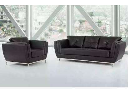 Sofagarnitur Sofa Luxus 3+1 Sessel Dreisitzer Sessel Sitzer Garnitur Modern