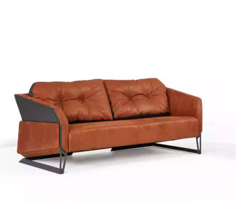 Moderne Sofagarnitur Arbeitszimmermöbel Dreisitzer Büro Sessel Textil 